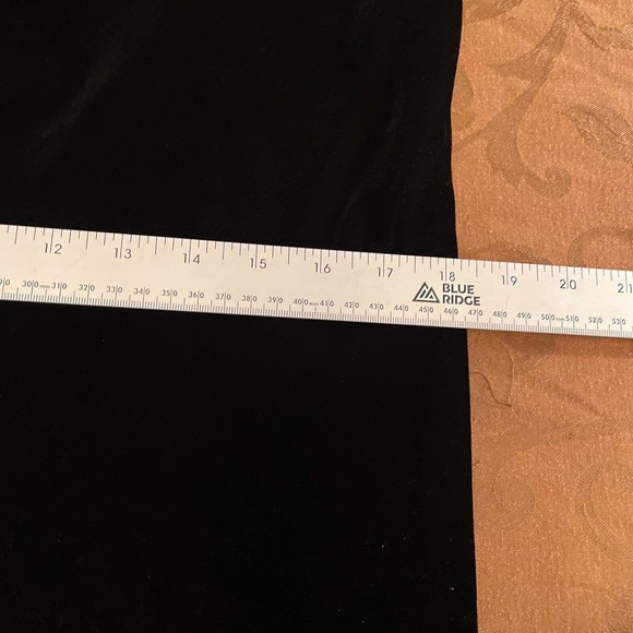 Xscape Joanna Chen Sz Small Blk Velvet Rhinestone Pin Evening Top Shawl Collar - Picture 3 of 8